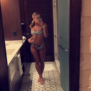 Pretty Little Thing Leopard Print Bikini